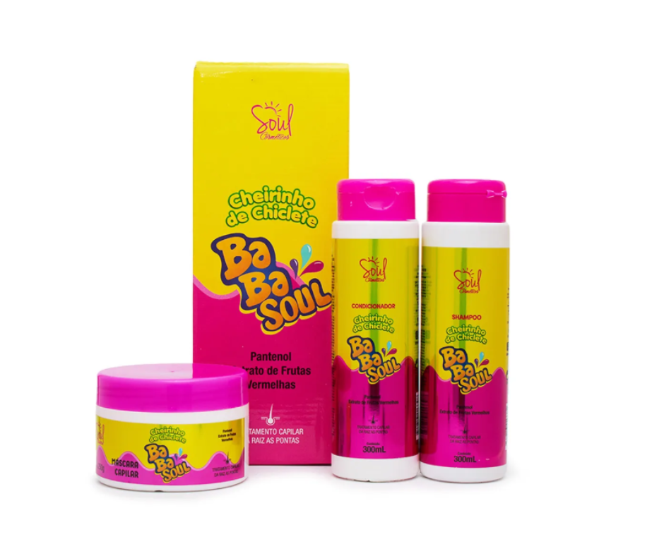 Kit Capilar Cheirinho de Chiclete Tutti Frutti – Soul Cosméticos