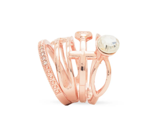 36 UNID. Anel de Aço Inoxidável CJ10-6