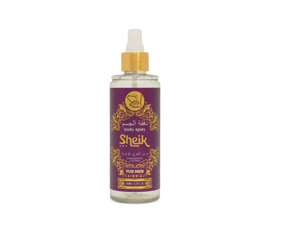 Body Splash Sheik Desodorante Colônia Soul Cosméticos 200ml
