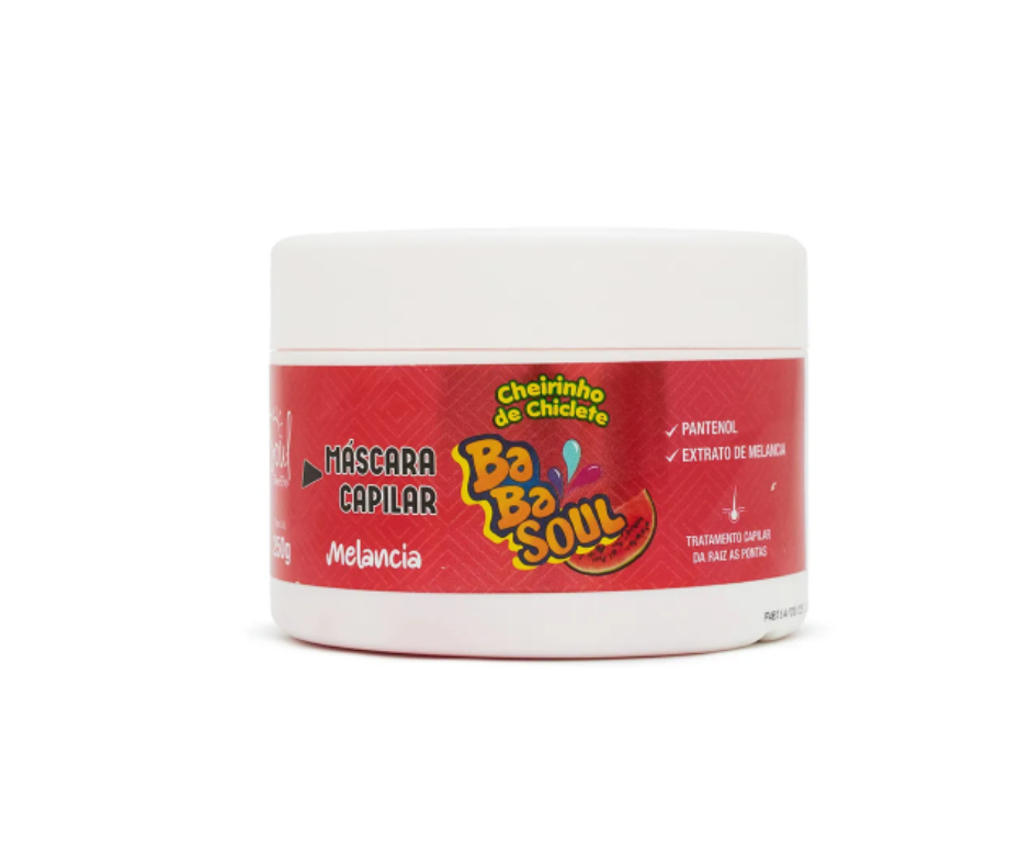 Máscara Capilar Cheirinho de Chiclete Melancia 250g – Soul Cosméticos