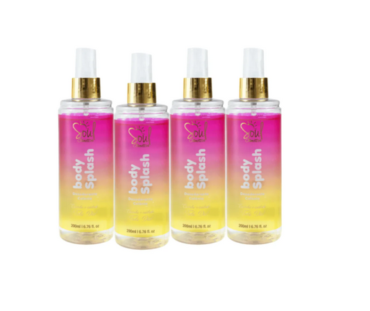 Kit Body Splash Paradox Soul Cosméticos 12un