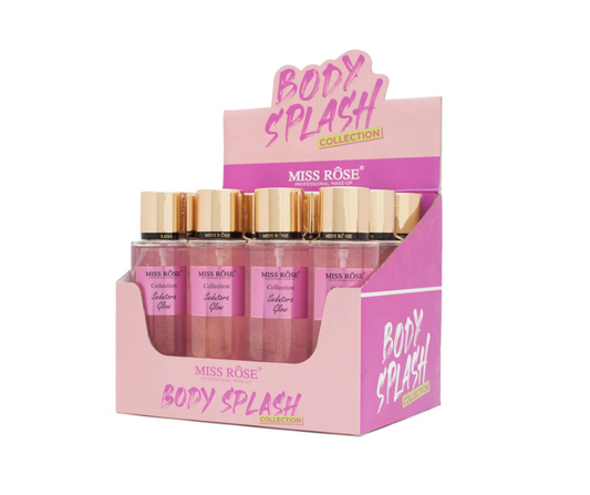 Body Splash Collection Sedutora Glow com 12un Miss Rôse 250ml