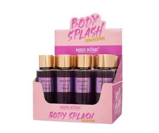Body Splash Collection Desejada com 12un Miss Rôse 250ml