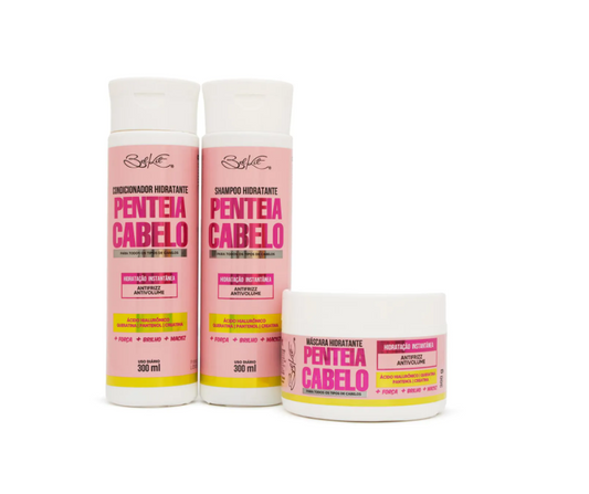 Kit Capilar Penteia Cabelo com 03 itens BelKit