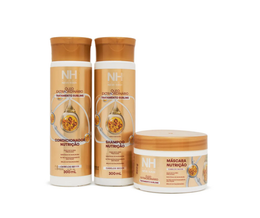 Kit Capilar Óleo Extraordinário com 03 itens New Hair