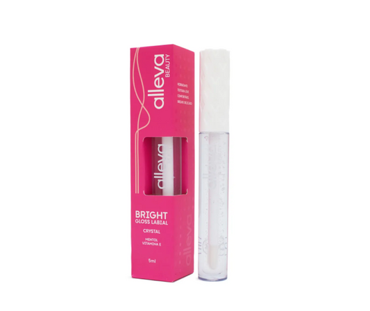Bright Gloss Labial Crystal com 5ml Alleva