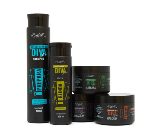 Kit Capilar Cronograma de Diva com 05 itens BelKit