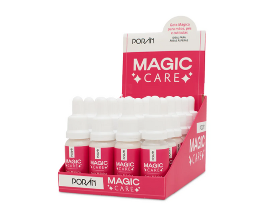 Gota Mágica para Mãos, Pés e Cutículas Magic Care Porán com 24un de 20ml
