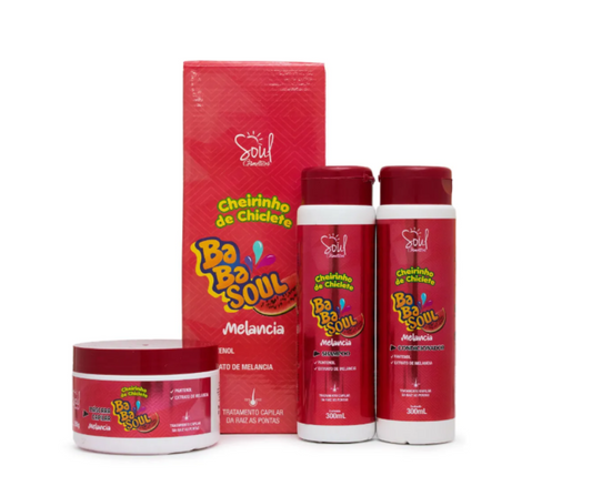 Kit Capilar Cheirinho de Chiclete de Melancia – Soul Cosméticos