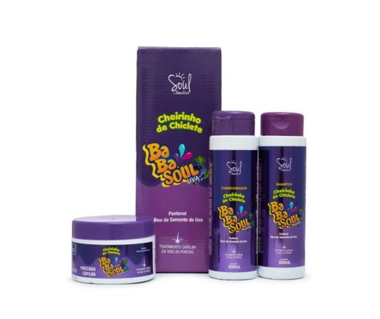 Kit Capilar Cheirinho de Chiclete de Uva – Soul Cosméticos