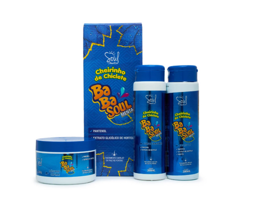 Kit Capilar Cheirinho de Chiclete de Menta – Soul Cosméticos