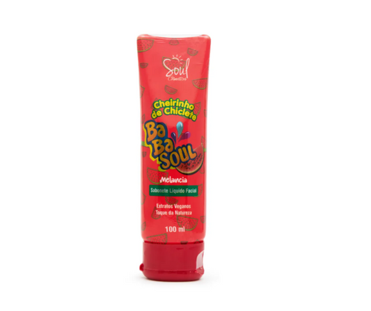 Sabonete Facial Melancia Soul Cosméticos 100ml