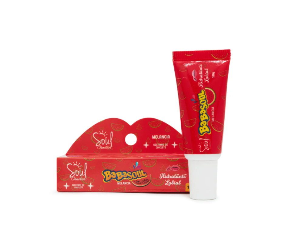 Hidratante Labial Soul Cosméticos Melancia 10g
