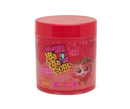Gelatina Capilar Cheirinho de Moranguinho Soul Cosmeticos 500g