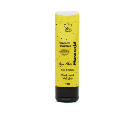 Hidratante Esfoliante para Corpo e Rosto Maracujá Soul Cosméticos 100g