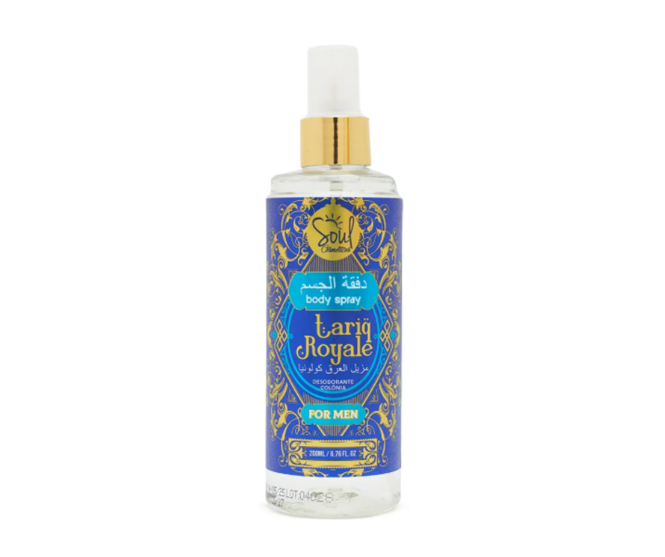 Body Splash Tariq Royale Desodorante Colônia Soul Cosméticos 200ml