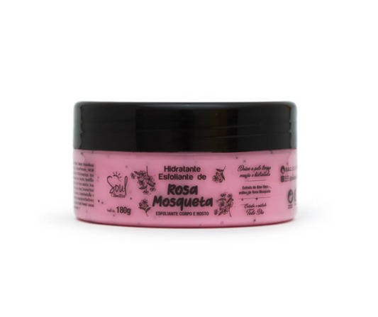 Hidratante Esfoliante de Rosa Mosqueta Soul Cosméticos – 180g