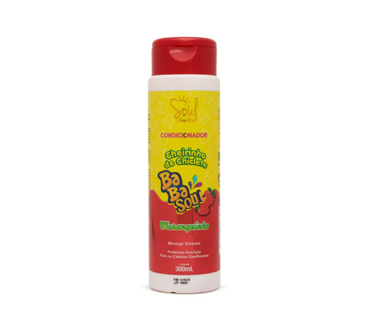 Condicionador Cheirinho de Chiclete Moranguinho com 300ml Soul Cosméticos