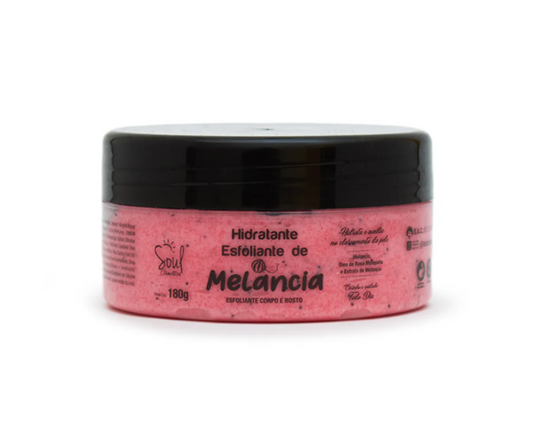Hidratante Esfoliante de Melancia Soul Cosméticos – 180g
